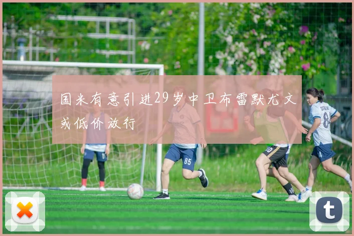 国米有意引进29岁中卫布雷默尤文或低价放行